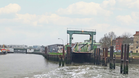 Bisheriger Fähranleger an der Geestemündung Bremerhaven